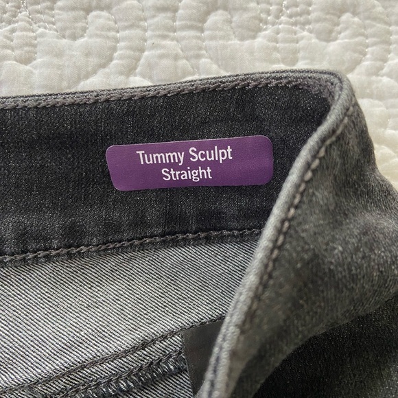 Gloria Vanderbilt Shape Effect Tummy Sculpt Straight Light Black Size 10 - Picture 4 of 11